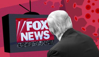 Trump watching Fox News amid pandemic 