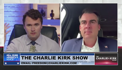 Charlie Kirk asks why Joe Biden doesn't "go visit and talk to" the governor of Texas currently defying the Supreme Court